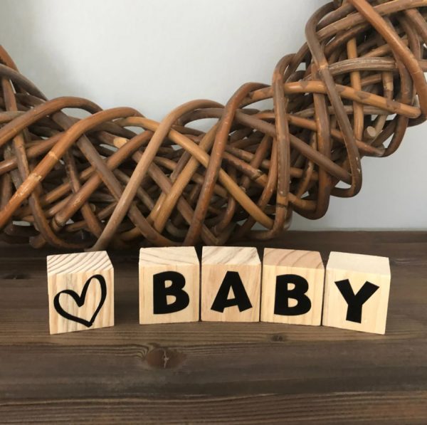 Houten items blokken